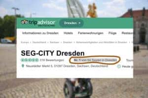 SEG-CITY Segway Dresden Spitzenbewertung bei 